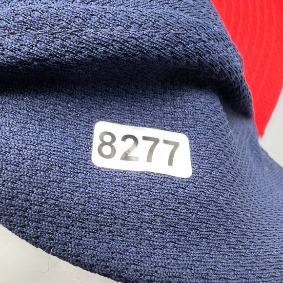 Vintage Atlanta Braves Hat Men Blue Red OC‎ Sports MLB Strap Back Cap New - Picture 8 of 8